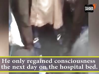 Police joins in with  lynching 