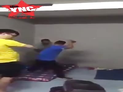 boss beats up hes employee for being late for work