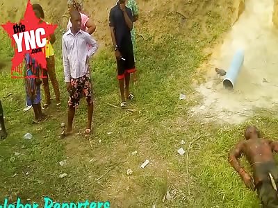 (aftermath) of a Man Burnt Alive For Stealing 