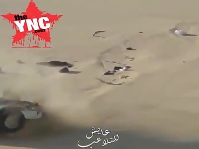 Arabian games ends in a huge crash