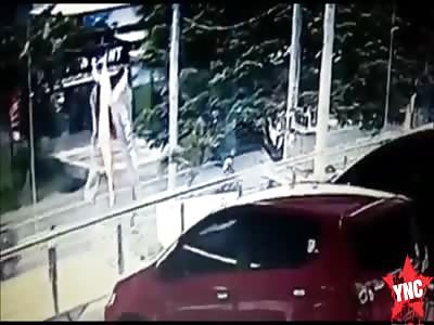 Toyota Security Dealer crushed by truck 