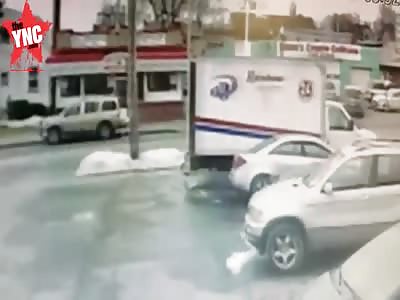 an African american gets his legs crushed 