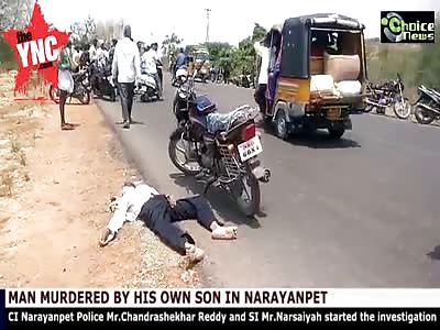 youth murders his own father