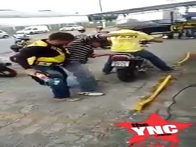 man tries to get on a taxi