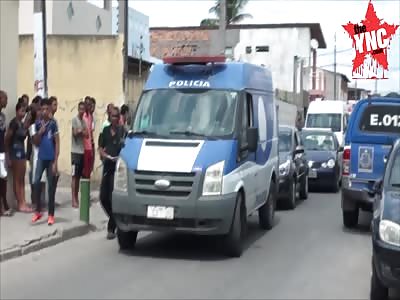 Mechanic executed inside his workshop