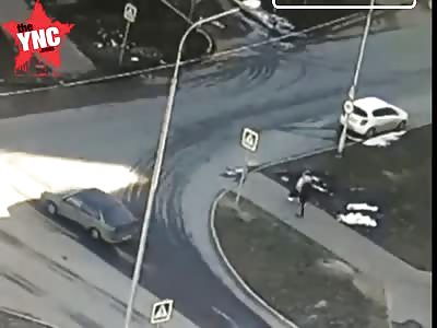 A bus knocks down a lady resulting in death