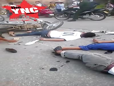 4 bros dying together because they were drunk on there bikes 