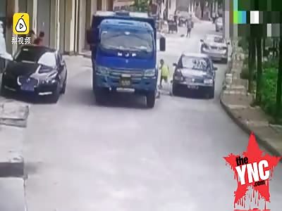 youth gets his head crushed  