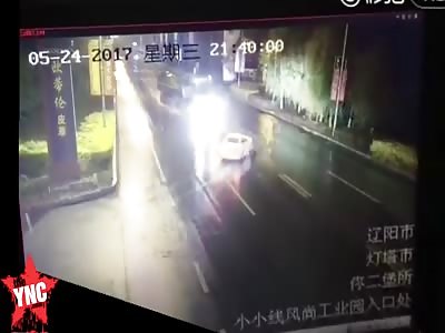 One dead after a truck collides head on with another truck.