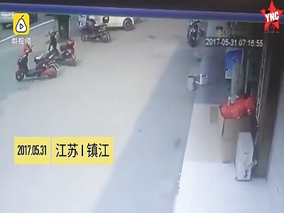 son and  mother died in a gas explosion 