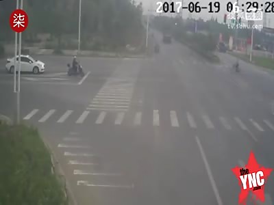  The old man never seen the light that caused the truck to lose control