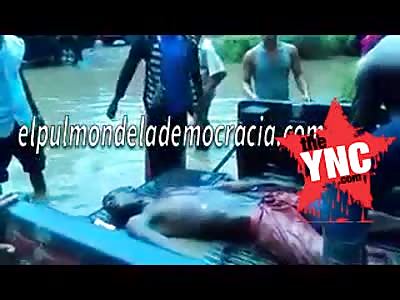 they tried to bring him back to life by splashing dirty water on him 