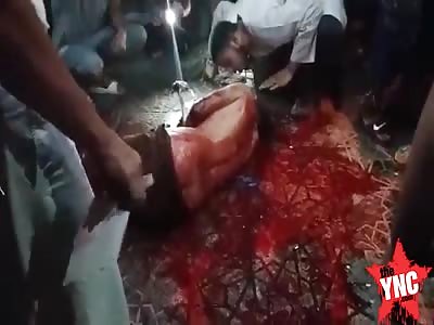 A revenge gun attack in  Morocco leaves   him drowned in his own blood 