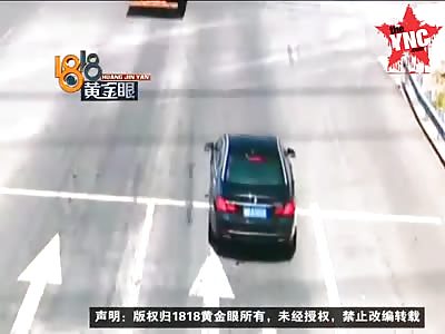 motorcycle driver dead when he does a 360