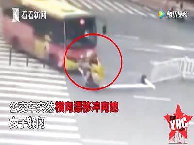 she was very lucky twice she should of died