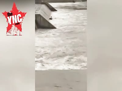 many washed away one man tries to save many