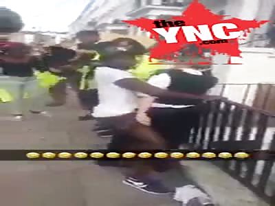 White female police officer is sexually abused by a black @ Notting Hill Carnival, London.august 2017