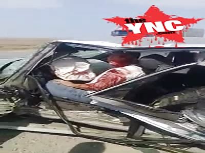 Russian man lucky to be alive