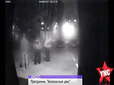 Russian man puched in the kneck then died