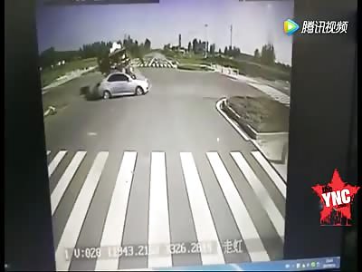 car collide with a truck the truck driver died 