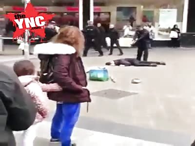 see how England police deal with mad men with weapons  in Birmingham 