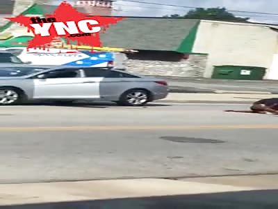 black woman gets punched in the face many times by Ohio policeman 