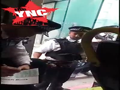 listen to this black moan at a British white woman police officer about being a black