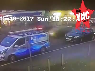 in Blackpool,England six-year-old boy was hit by car as he crosses Blackpool road 