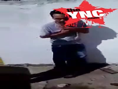  Members of the Gulf Cartel hit the thief in Tamaulipas