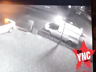  man sets off firework on a Audi A3 in Lancashire,England