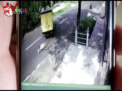 accident in Mojopurno,Indonesia 