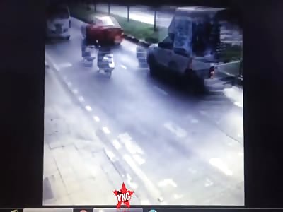 Cars with motorcycles This collision is very common!