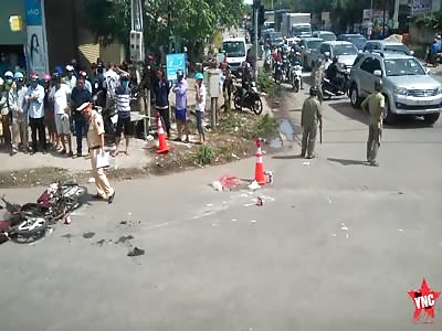 A woman died in Binh Duong province