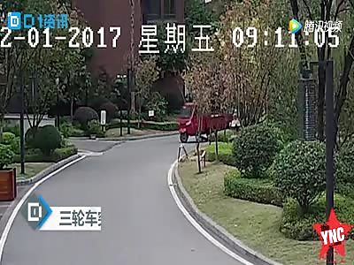 elderly killed by Tricycle in Shandong