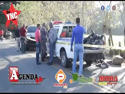 man named  Nelson Morillo is  shot dead in San Francisco de MacorÃ­s