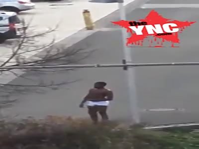  in Germany a black naked refugee beats a 73-year-old pensioner for no reason