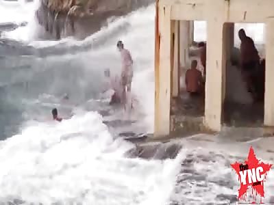in croatia two drowned in the sea at a Traditional New Year's bathing 