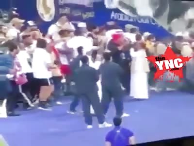 Gallery Collapsed 27 were injured during the football match in Jaber Stadium , Kuwait