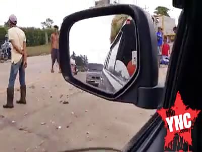 man kill on his bike in the Philippines 