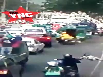 hit & run in the Philippines bike vs student 