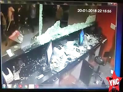  Indian army broke the ticket counter  and made fun of the law