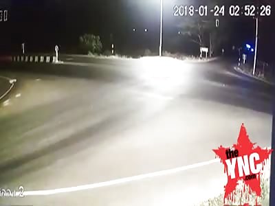 woman was killed in a brutal accident in Ubon Ratchathani 