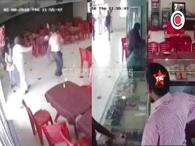 a Man sets himself on fire and then hugs girl due to a harassment case