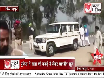 The discovery of a burned body in the Bhandaria area