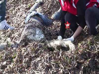 the dead body of a sailor  found on a beach in Libya