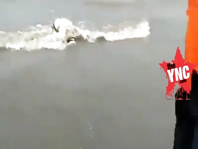 body washed up on the beach in  Kuala Lumpur, Malaysia