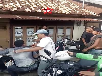 jungle justice in Indonesia 