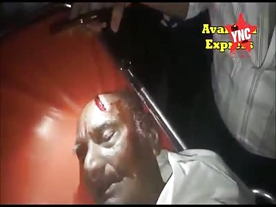 Badrilal was killed  by a unknown vehicle in Mahidpur