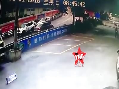 man killed  in a traffic accident occurred in Guangshan Road, Nan'an District, Chongqing