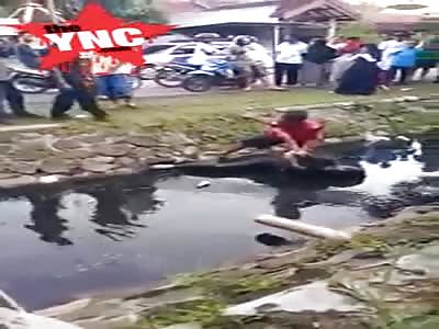 Body discovery    in indramayu city 